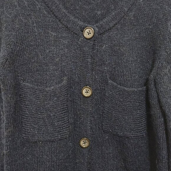 Gap Womens S Cozy Button Up Cardigan Sweater 4 Pocket Longsleeve Dark Academia - Picture 3 of 7